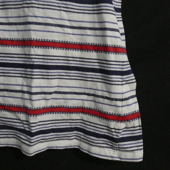 OSHKOSH B'GOSH | size 12 | Striped Tank Top with Floral Lace and Tied Straps - Picture 12 of 12
